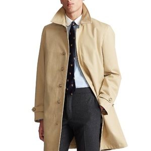 Ralph Lauren Men’s Cotton Gabardine Trench Coat